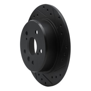 Lexus RX300 Brake Rotor (1) - Rear Right - R1 Concepts - Drilled & Slotted - Black - `99-`03 Lexus RX300 Brake Rotor (1) - Rear Right - R1 Concepts - Drilled & Slotted - Black - `99-`03